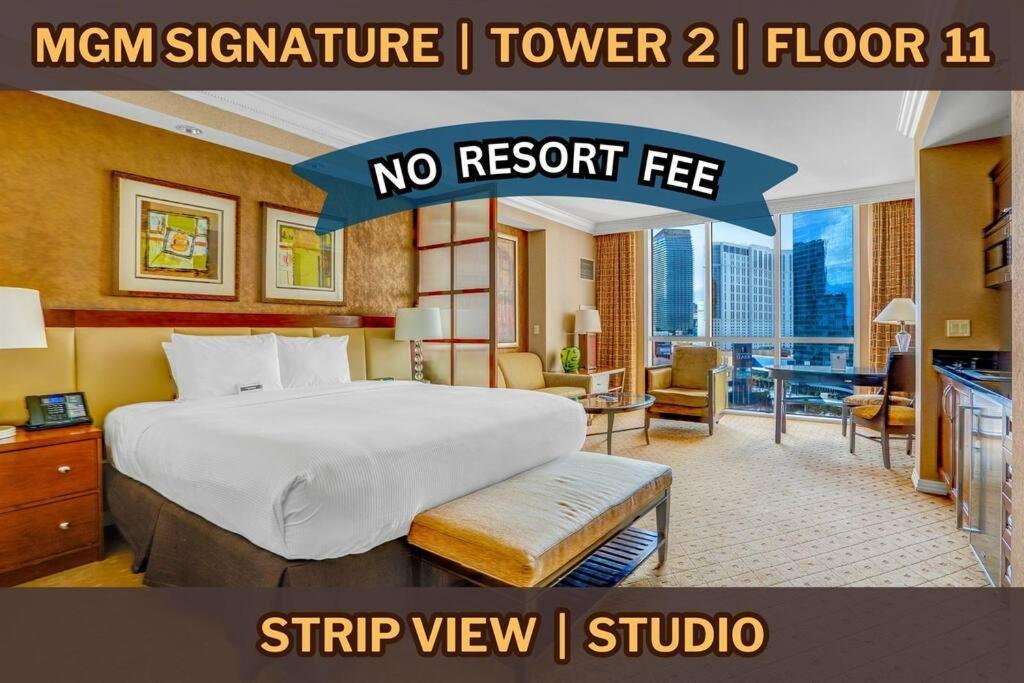 11Th Floor Mgm Signature Studio:Strip View, No Fee Las Vegas Kültér fotó